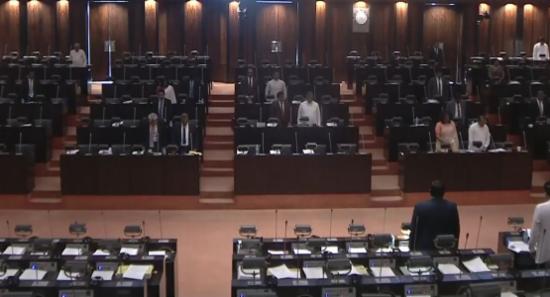 Parliament Pays Tribute to Flood Victims